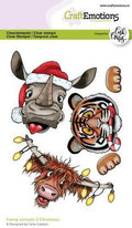 Funny Animals 5 - Christmas - Clear Stamps