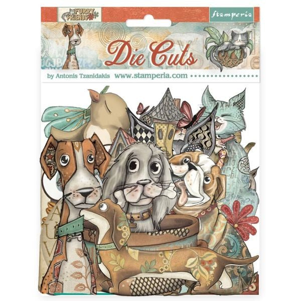 Furry Friends - Chipboard Die Cuts