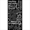 Furry Friends - Stencil - Quotes Pattern