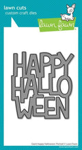 Giant Happy Halloween:  Portrait - Dies