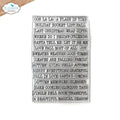 Golden Season - Clear Stamps - Journal Phrases 6