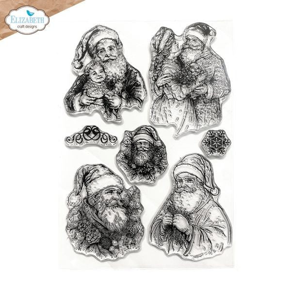 Golden Season - Clear Stamps - Santa