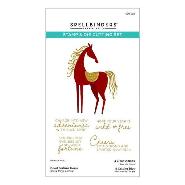 Good Fortune Horse - Stamp & Die Set