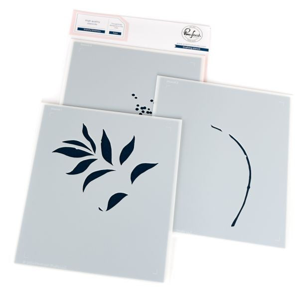 Grateful Greenery - Layering Stencils