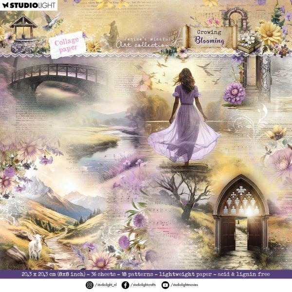 Growing & Blooming - Collage Paper Pad