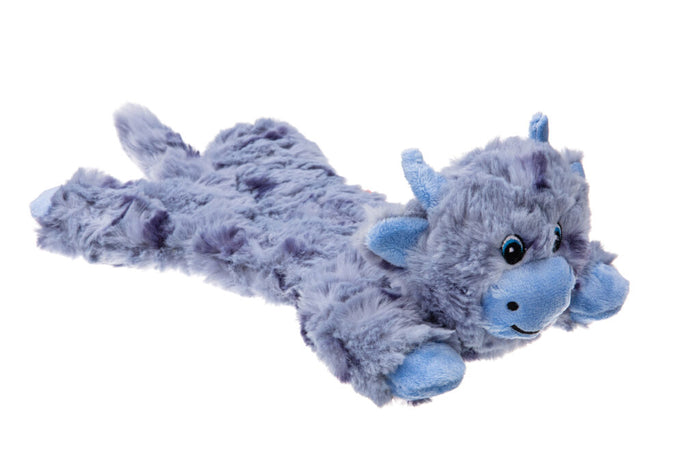 Growl Cuddlerz Premium Plush Dog Toy Chewy Cow