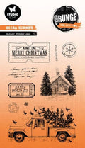 Grunge Collection - Clear Stamps - Winter Wonderland
