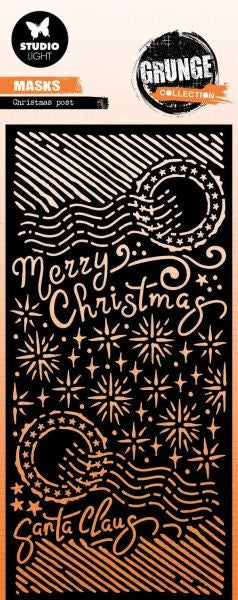 Grunge Collection - Stencil - Christmas Post