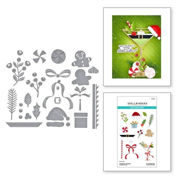 Happy Hour Collection - Christmas Cocktails Dies