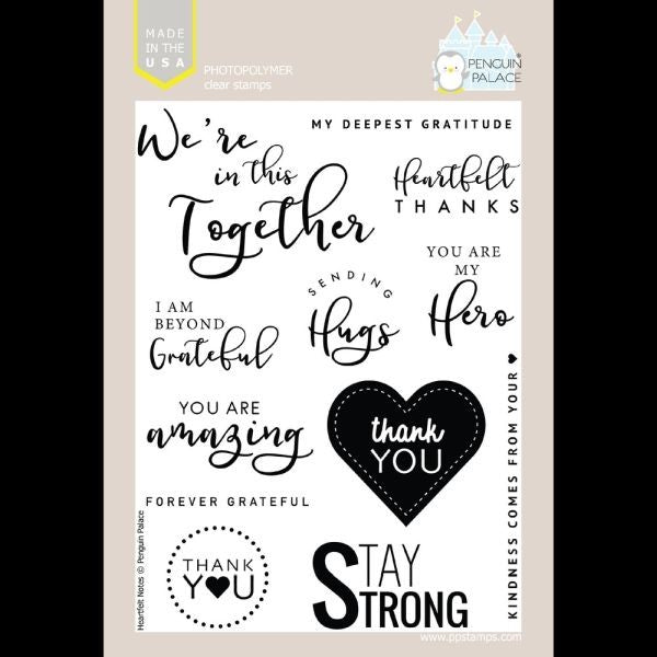 Heartfelt Notes - Clear Stamps