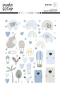 Hello Sweet Boy - Puffy Stickers