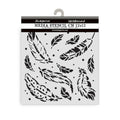 Herbarium Silvae - Stencil - Feather Pattern