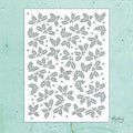 Holly Leaves - 6x8 Stencil