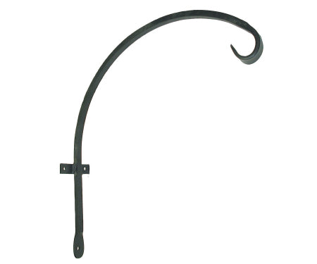 Hookery Forged Curl Curve Down Turned Hanger 16"