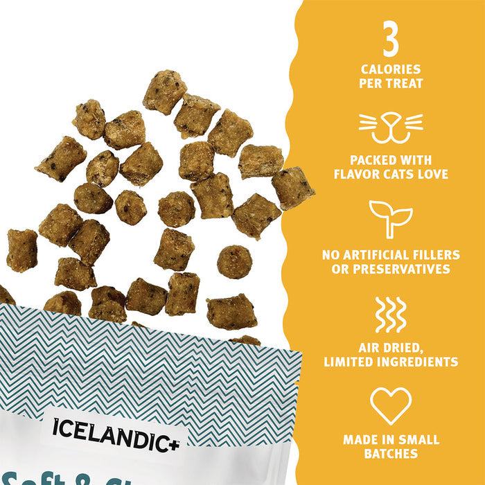Icelandic+ Chicken, Blackberry & Kelp Recipe Soft & Chewy Bites for Cats