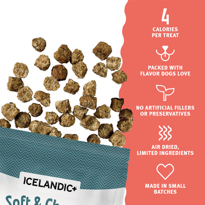 Icelandic+ Salmon, Cranberry & Kelp Recipe Soft & Chewy Bites for Dogs