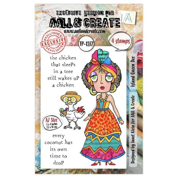 Island Queen Dee - Clear Stamps