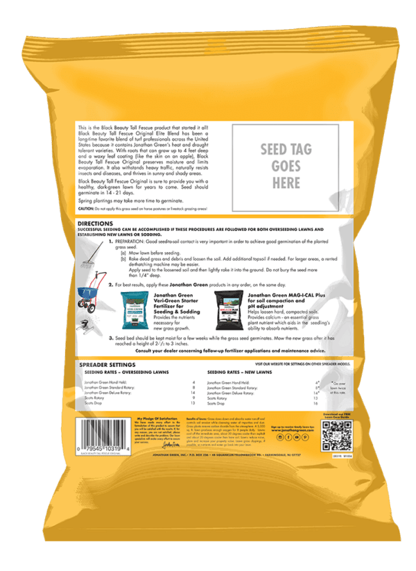 Jonathan Green Black Beauty® Original Tall Fescue Blend