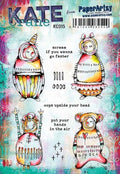 Kate Crane - Cling Stamps #015