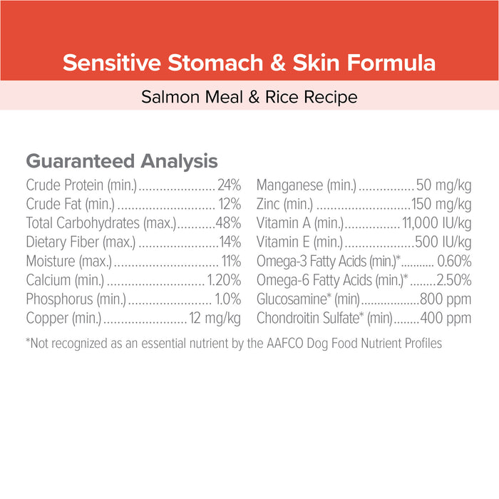 Kent Blue Seal Entrust® Sensitive Stomach & Skin Salmon Meal & Rice Adult Dog Food