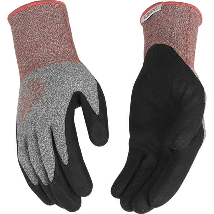 Kinco Women’s Nylon-Spandex Knit Shell & CoolCoat™ Micro-Foam Nitrile Palm