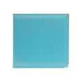 Leather 3 Ring Album - Aqua