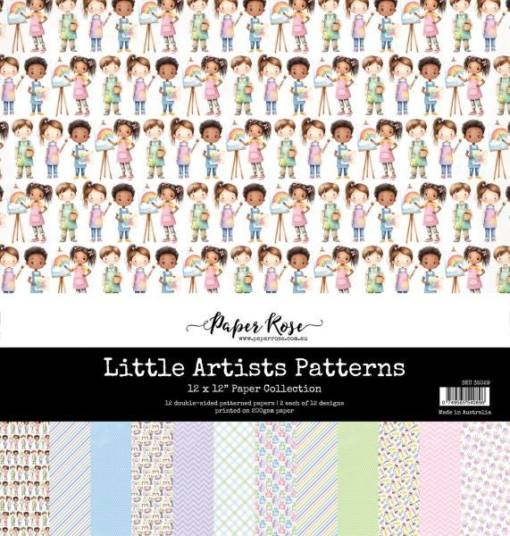 Little Artists Patterns - 12x12 Paper Collection