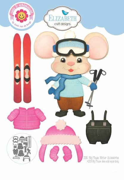 Living it Up Collection - Big Mouse Winter  Accessories - Dies