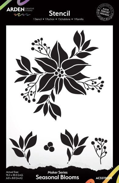 Maker Series - Seasonal Blooms Stencil