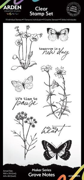 Makers Series - Clear Stamps - Grove Notes