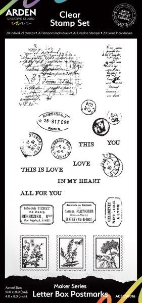 Makers Series - Clear Stamps - Letter Box Postmarks