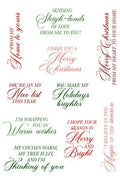 Me To You Holiday Sentiments - Clear Stamps
