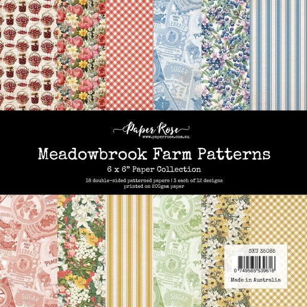 Meadowbrook Farm - 6x6 Paper Collection - Patterns