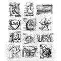 Mini Blueprints 2 - Cling Stamps