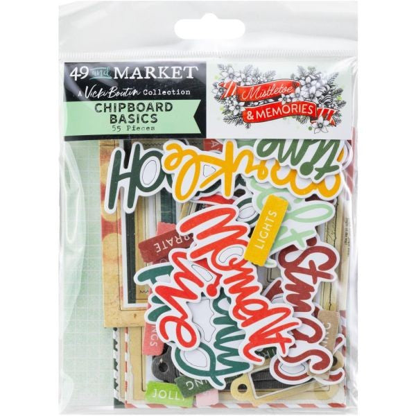 Mistletoe and Memories - Chipboard Basics