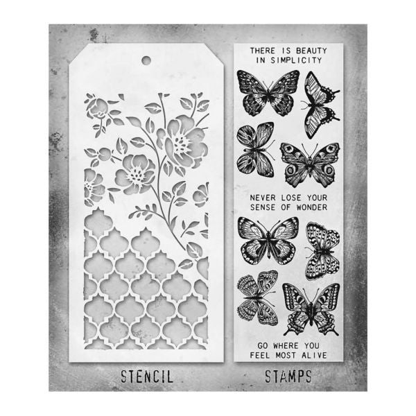 Mixed Media 44 - Stamp & Stencil Set