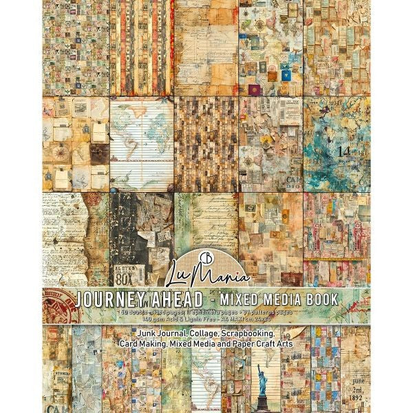 Mixed Media Book - Journey Ahead