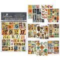 Mixed Media Stickers  - Scratched Labels