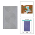 Modern Botancials Collection - Lined Circles Embossing Folder