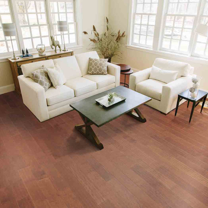Mohawk Engineered Hardwood Urban Reserve WEK10 Dark Auburn Maple 02 room