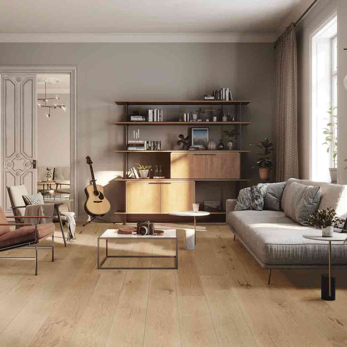 Mohawk Engineered Hardwood Cascade Hills WEK09 Flax Hickory 07 room