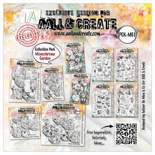 Monochrome Garden - 12x12 Collection Pack