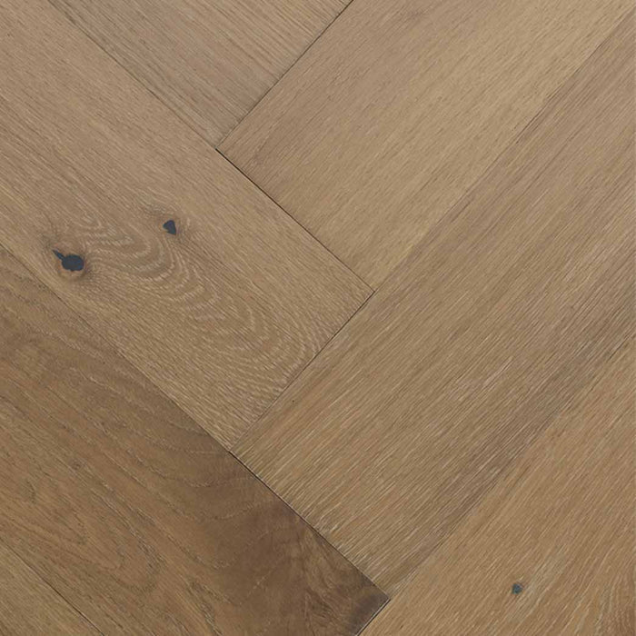 Mullican Engineered Hardwood Castillian Premier Herringbone Coastal Fog 25946