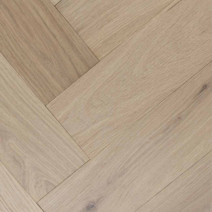 Mullican Engineered Hardwood Castillian Premier Herringbone Monroe Bisque 25945
