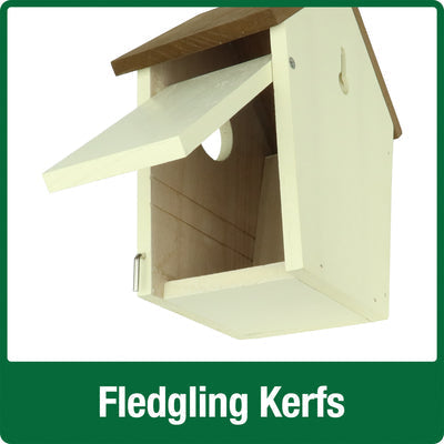 Nature's Way Deco Bird House Spring Ivy White