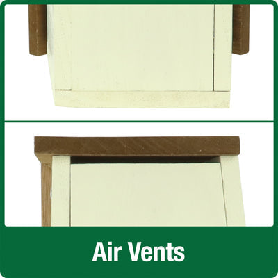 Nature's Way Deco Bird House Spring Ivy White