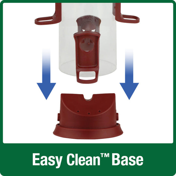 Nature's Way Large Plastic Tube Bird Feeder Red