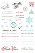 North Pole Collage - Clear Stamps