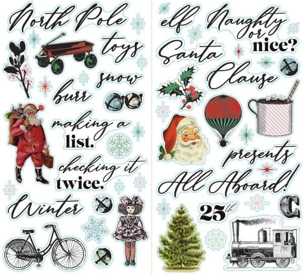 North Pole Express - Foam Stickers