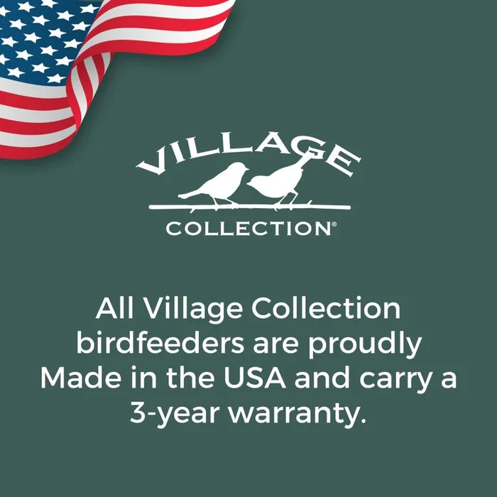 North States Village Collection Green Hopper Birdfeeder